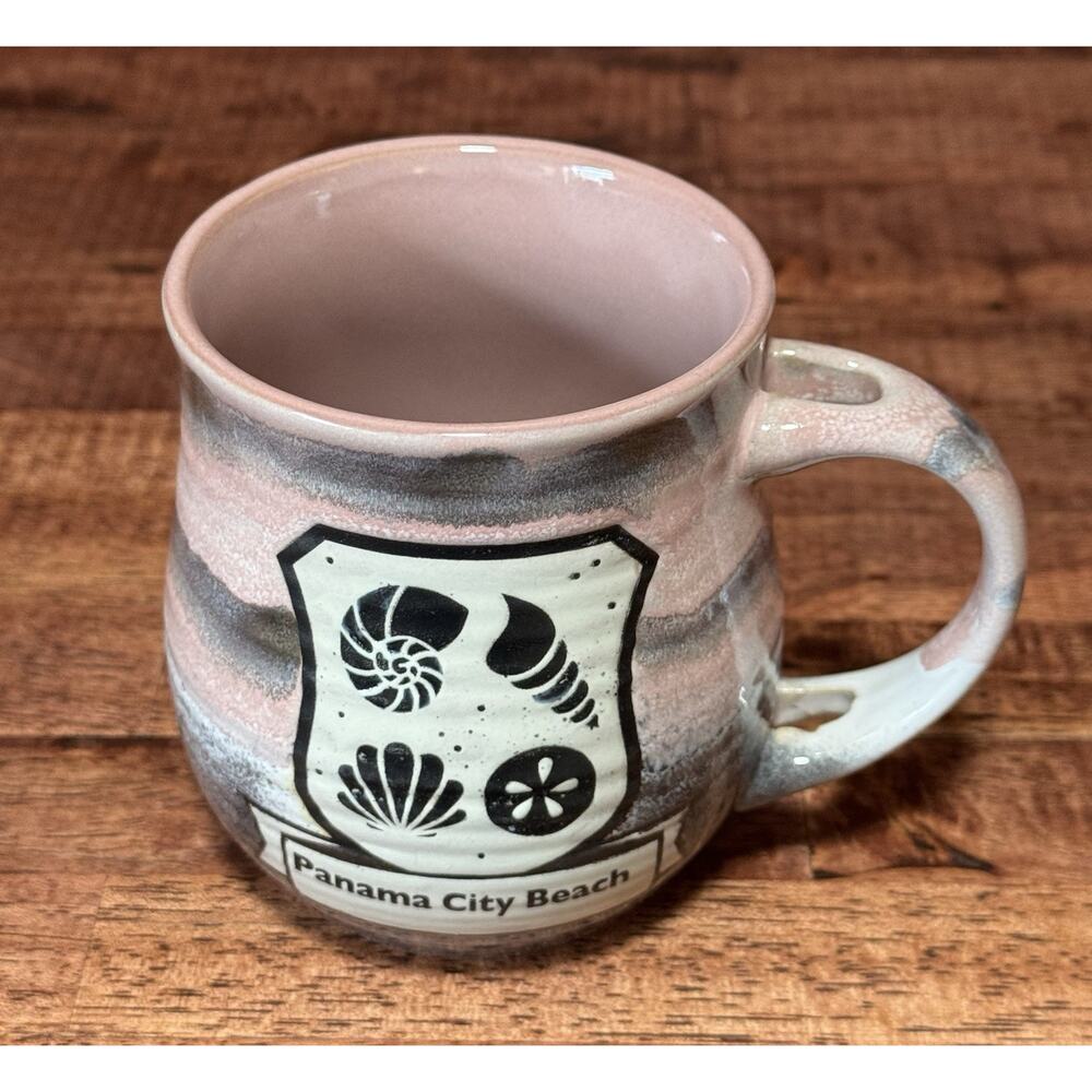 Panama City Beach Pink Coffee Ceramic tea